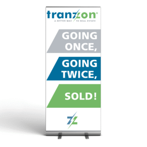 Tranzon PopUp Banner - White